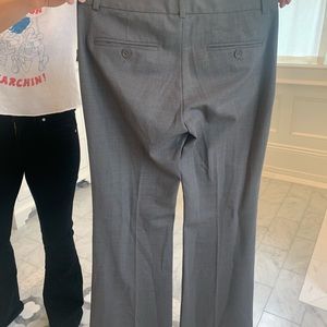 Grey wide leg dress pants from Theory